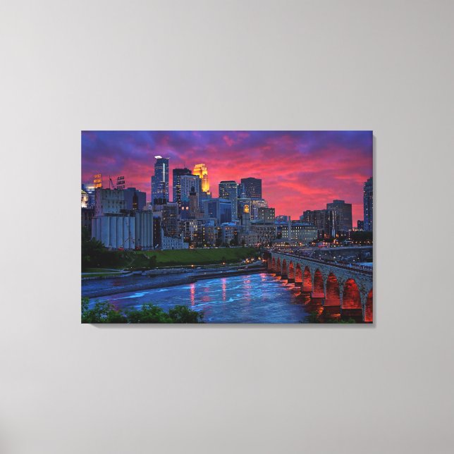 Minneapolis Eye Candy Canvas Print (Front)