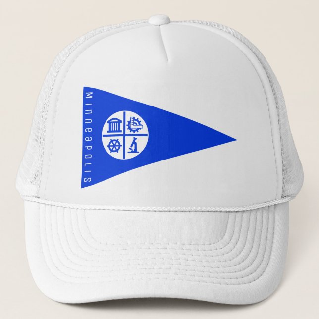 Minneapolis Flag Trucker Hat (Front)