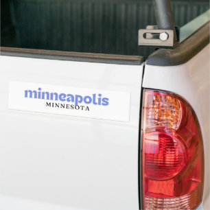 Minneapolis Minnesota  Bumper Sticker
