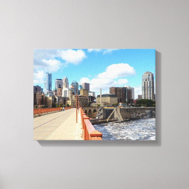 Minneapolis Minnesota Canvas Print (Front)