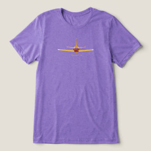 Minneapolis Minnesota MN Airplane Logo Tri-Blend Shirt