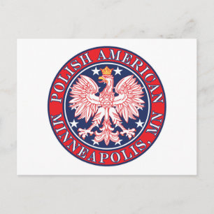 Minneapolis Minnesota Polish Postcard