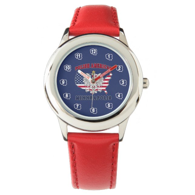 Minneapolis Minnesota Polish Watch (Front)