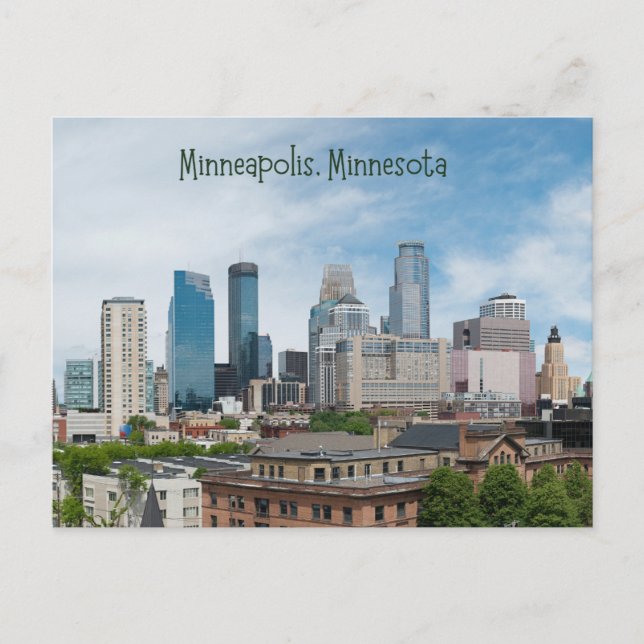 Minneapolis Minnesota Postcard City Travel (Front)