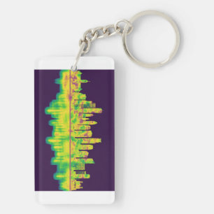 Minneapolis Minnesota Skyline Keychain