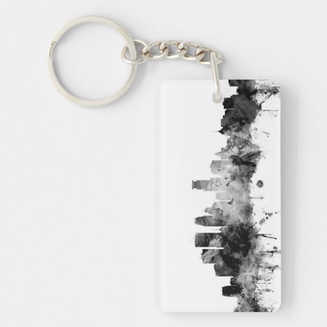 Minneapolis Minnesota Skyline Keychain (Front)
