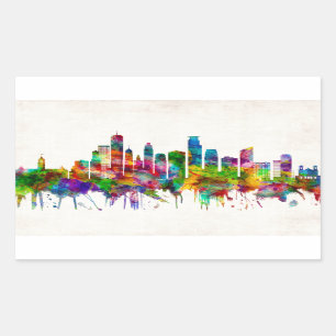 Minneapolis Minnesota Skyline Sticker