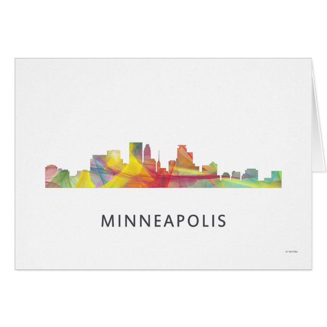 MINNEAPOLIS, MINNESOTA SKYLINE WB1 - (Front Horizontal)