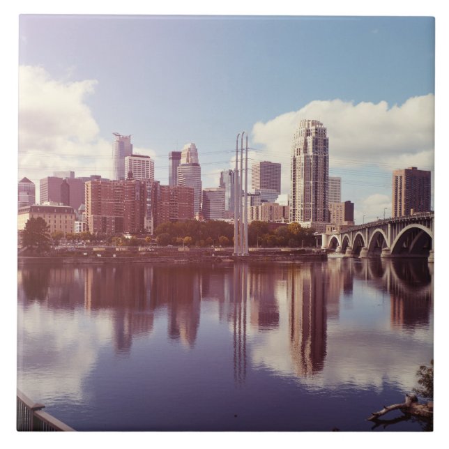 Minneapolis Minnesota  Tile (Front)