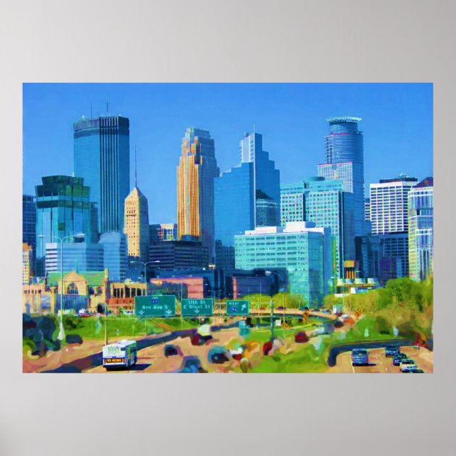 Minneapolis, Minnesota, USA Poster (Front)