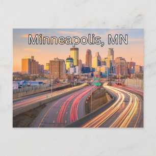 Minneapolis, MN Carte postale Souvenir