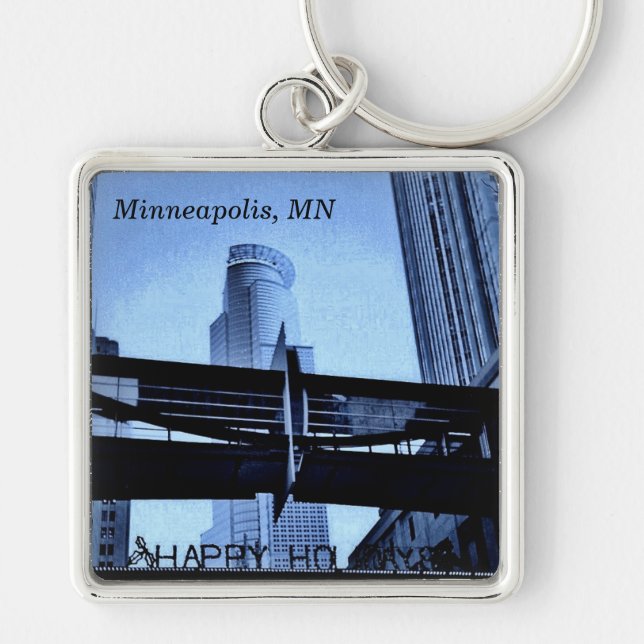 Minneapolis, MN Keychain (Front)