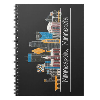 Minneapolis, MN Skyline Notebook
