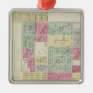 Minneapolis, Ottawa County, Kansas Metal Ornament