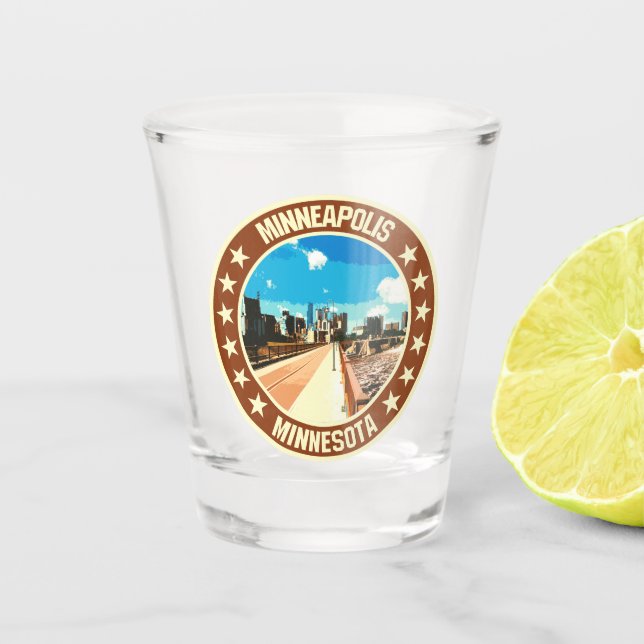  Minneapolis                                       Shot Glass (Front)