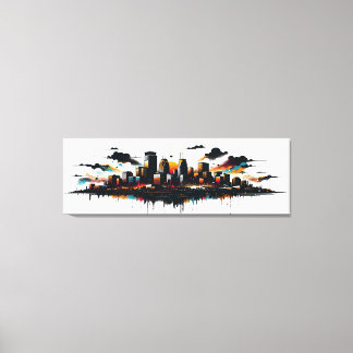 Minneapolis Skyline Canvas Art 