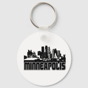 Minneapolis Skyline Keychain