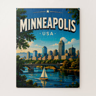 Minneapolis Stone Arch Bridge Jigsaw Puzzle