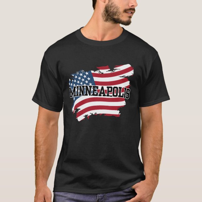 Minneapolis USA T-Shirt (Front)