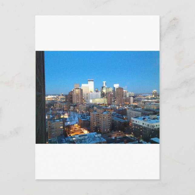 Minneapolis Winter Postcard (Front)