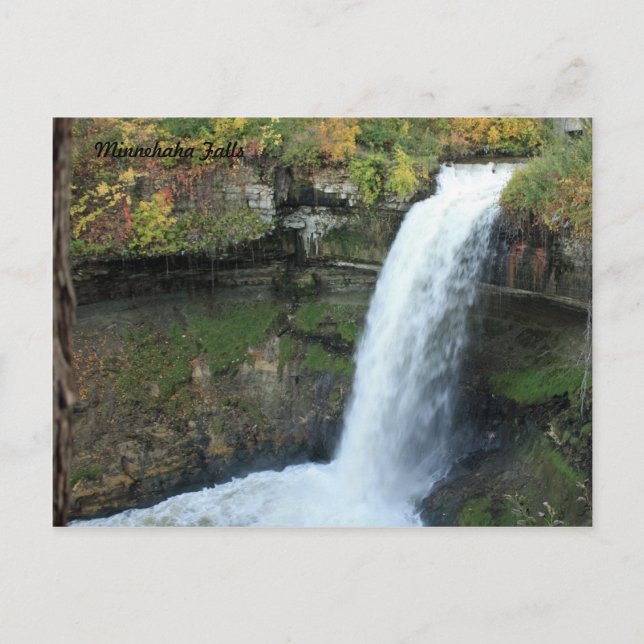 Minnehaha Falls Postcard (Front)