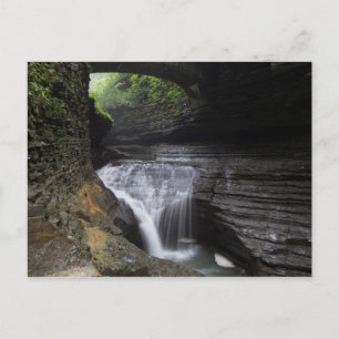 Minnehaha Falls, Watkins Glen State Park, New York Postcard