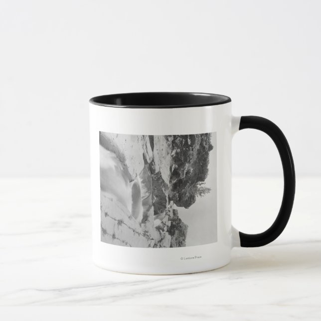 Minnekahta Falls Near Hot Springs Photograph Mug (Right)