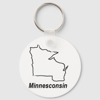 Minnesconsin Keychain