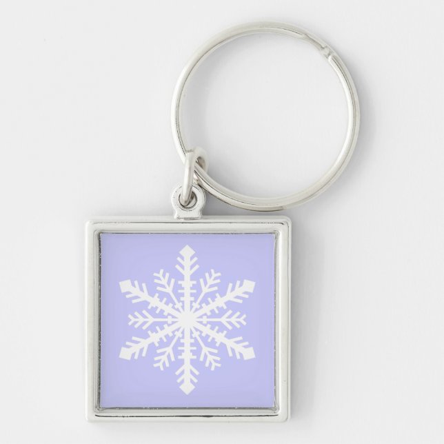 Minnesnowta Snowflake Keychain (Front)