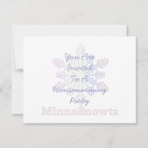 MinneSnowta with Snowflake Invitation