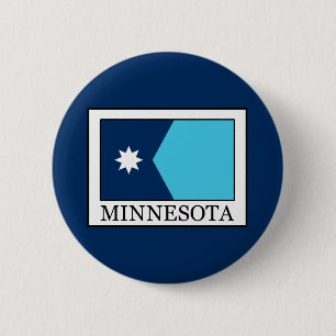 Minnesota 2 Inch Round Button
