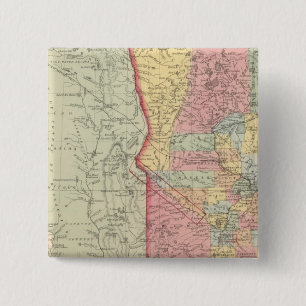 Minnesota 2 inch square button