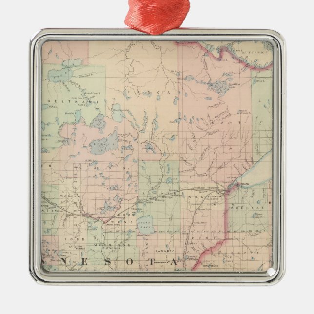 Minnesota 3 metal ornament (Front)