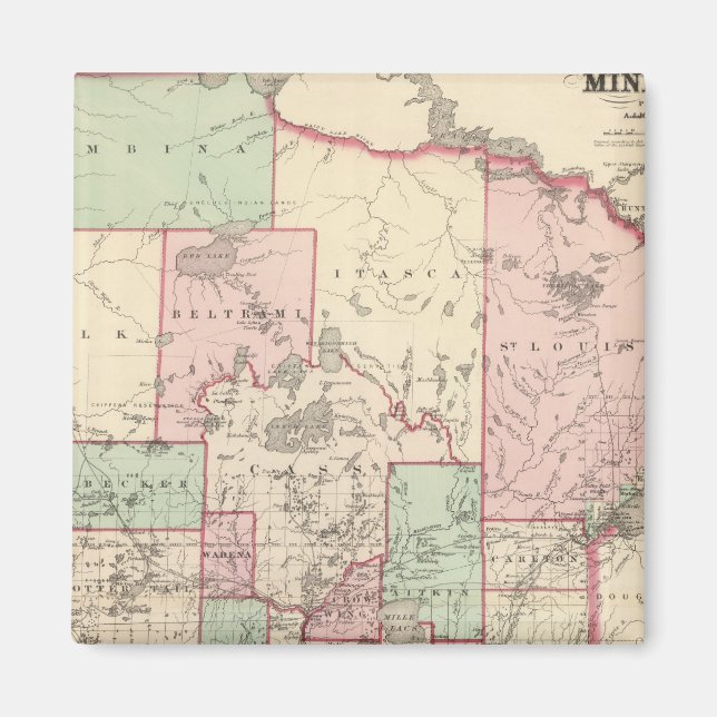 Minnesota 5 magnet (Front)