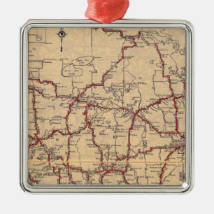 Minnesota 8 metal ornament