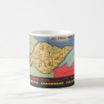 Minnesota Arrowhead  Coffee Mug<br><div class="desc">A great vintage postcard map of the Arrowhead Country of Minnesota repurposed on a mug.</div>