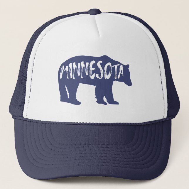 Minnesota Bear Trucker Hat (Front)