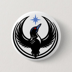 Minnesota Bird Loon Protest 2 Inch Round Button