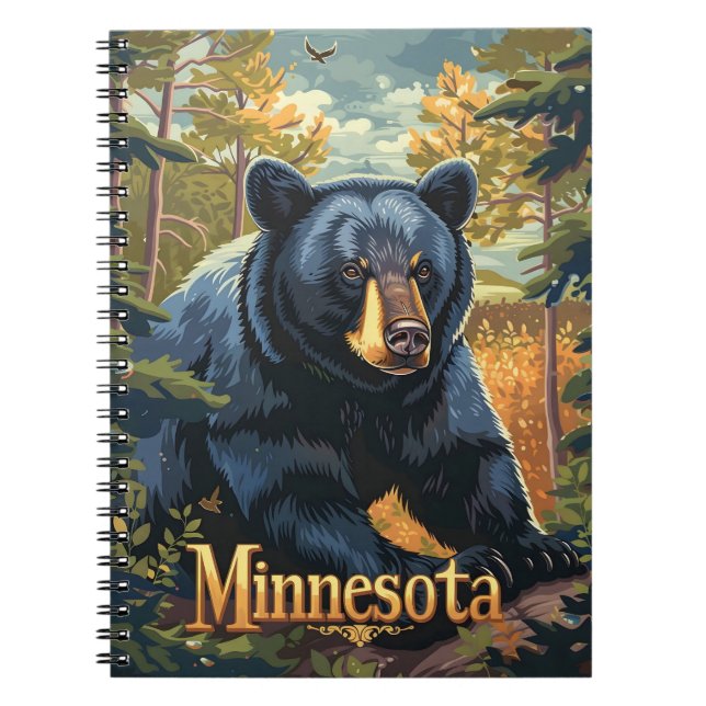 Minnesota Black Bear Notebook (Front)