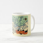 Minnesota Border Lakes Mug<br><div class="desc">Vintage postcard map of the Minnesota Border Lakes repurposed on a mug  or any glassware you like.</div>