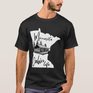 Minnesota Cabin Life Lake Resort T-Shirt