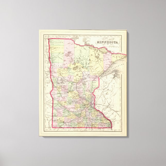 Minnesota Canvas Print (Front)