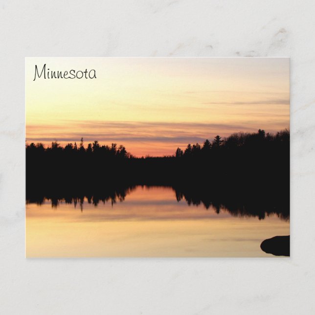 Minnesota - Carte postale Poplar Lake (Devant)