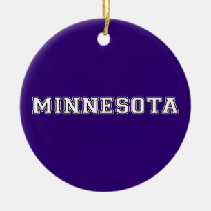Minnesota Ceramic Ornament