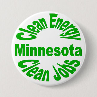 Minnesota Clean Emery - Clean Jobs 3 Inch Round Button