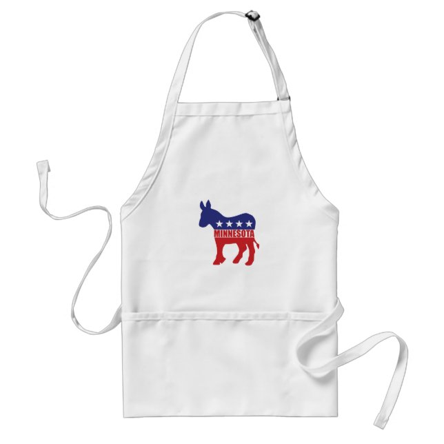 Minnesota Democrat Donkey Standard Apron (Front)
