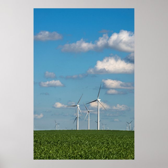 Minnesota, Dexter, Grand Meadow Wind Farm 2 Poster (Front)
