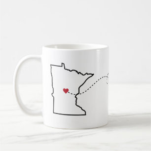 Minnesota en Utah - Coeur2Coeur Coffee Mug
