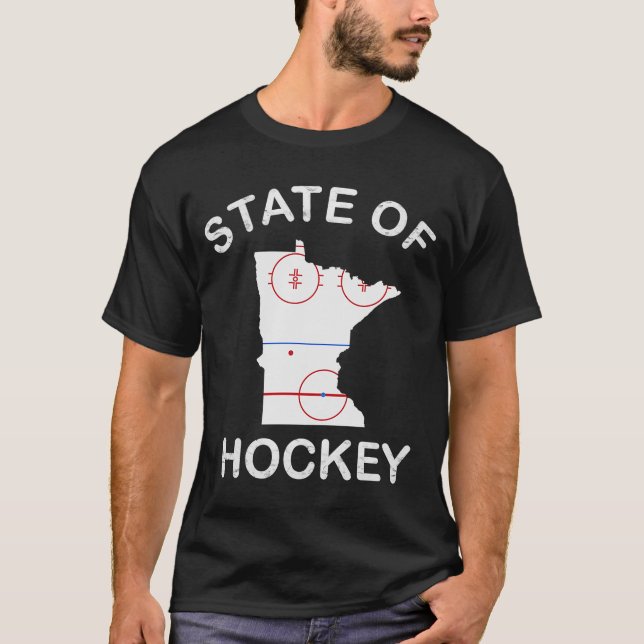 Minnesota État Sweat - shirt à capuche de hockey É (Devant)