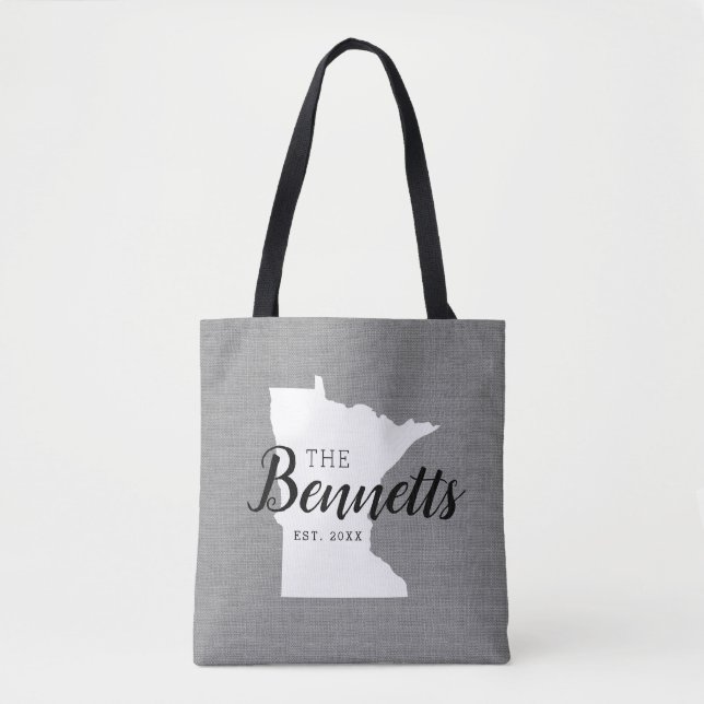 Minnesota Famille Monogram Sac fourre-tout (Devant)